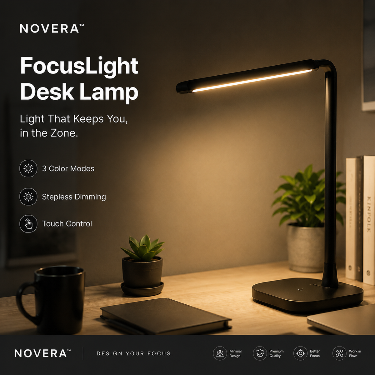 NOVERA™ FocusLight Desk Lamp